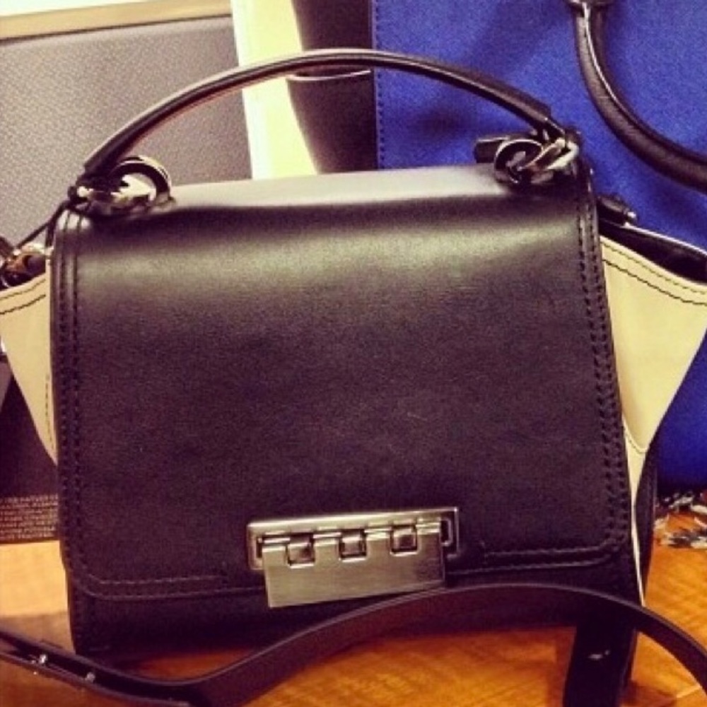 zac posen eartha mini top handle satchel